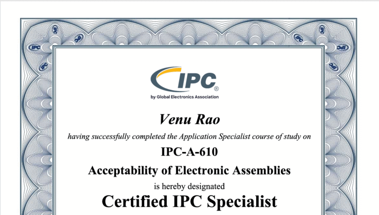 IPC certificate for web