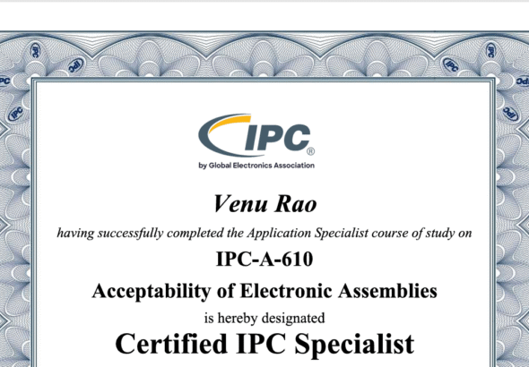 IPC certificate for web